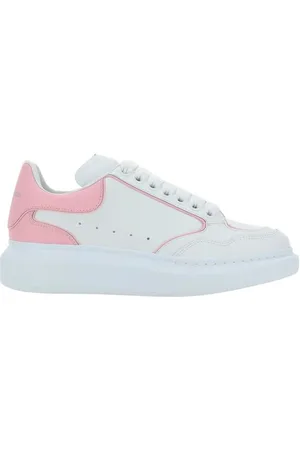 Alexander McQueen Sneakers, female, , 6 UK, Leather Trainers with Platform Sole