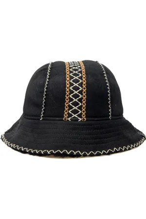 UGG Hats, female, , S/M, Embroidered Sheepskin Bucket Hat