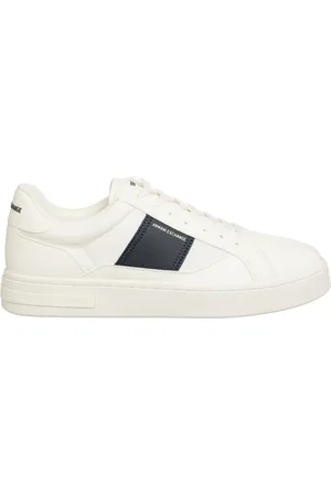 Armani Exchange Sneakers, male, , 10 UK, Plain Lace-Up Trainers