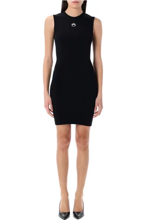 Marine Serre Moon Logo Knit Mini Dress