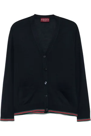 Gucci Cardigans, female, , S, V-Neck Jumper with Pockets