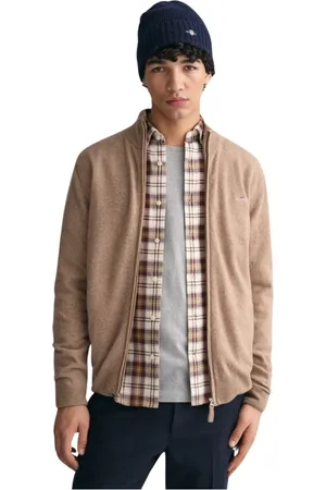 GANT Superfine Lambswool Zip Cardigan