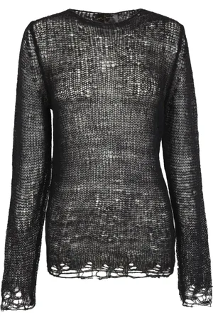 Cortana Round-neck Knitwear, female, , L, Open Knit Jersey