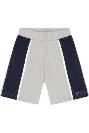 Marni Shorts, unisex, , 8 Y, Luxury Colourblock Kids Shorts Navy