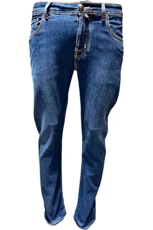 Jacob Cohen Dark Navy Label Jeans