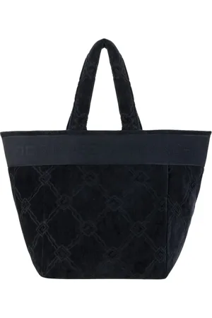 Elisabetta Franchi Tote Bag in Jacquard Terry Cloth