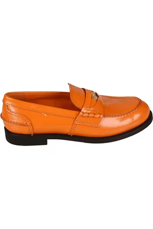Miu Miu Round Toe Penny Loafers