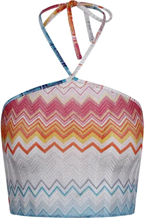 Missoni Sleeveless Tops, female, , S, Zigzag Cutout Tank Top