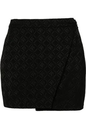 Marine Serre Short Skirts, female, , M, "Moon Diamant" Mini Skirt