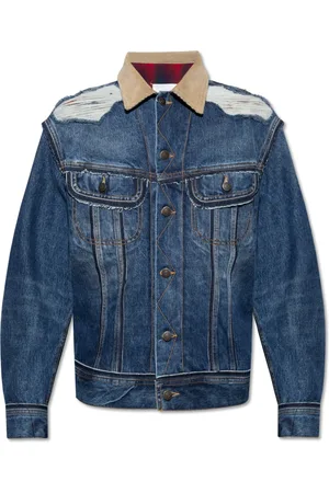 Maison Margiela Denim Jackets, male, , L, Vintage Effect Denim Jacket