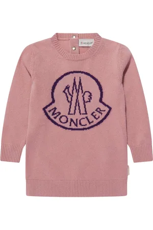 Moncler Dresses, female, , 2 Y, Knitted Logo Dress