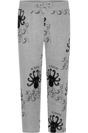 Mini Rodini Octopus Print Joggers for Kids