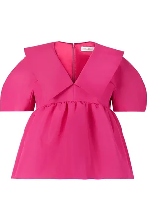 Nina Ricci Taffeta Babydoll Top