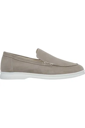 Estro Loafers, female, , 7 UK, Dark Grey Suede Loafers