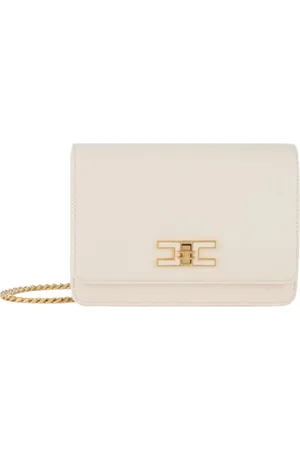 Elisabetta Franchi Shoulder Bags, female, , ONE SIZE, Small Shoulder Bag with Gourmette Chain