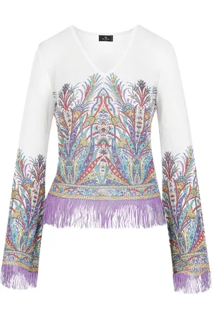 Etro Long Sleeve Tops, female, , S, Viscose Top