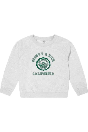 Sporty & Rich Sweatshirts, unisex, , 12 Y, Vintage California Emblem Sweatshirt in Grey