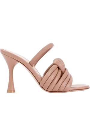 Gianvito Rossi Luxurious Nappa Leather Heeled Mules
