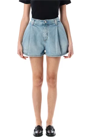 haikure Denim Shorts, female, , W25, Denim Balloon Fit Shorts Paradise Wash