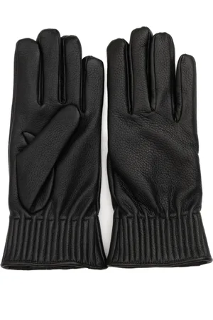 Orciani Leather Hammered Gloves