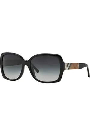 Burberry Striped Red/Grey Sunglasses
