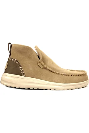 Hey dude Ankle Boots, female, , 3 UK, Beige Suede Chukka Boot