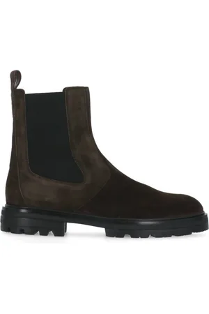 Hogan Suede Leather Chelsea Boots Men