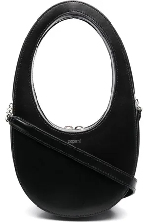 COPERNI Curved Leather Logo Handbag