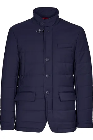FAY Winter Jackets, male, , M, Quilted Jacket with Iconic Hook