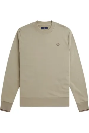 Fred Perry Sweatshirts, male, , 2XL, Logo Crewneck Sweatshirt
