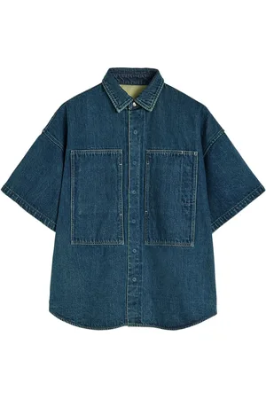 Jil Sander Denim Polo Shirt