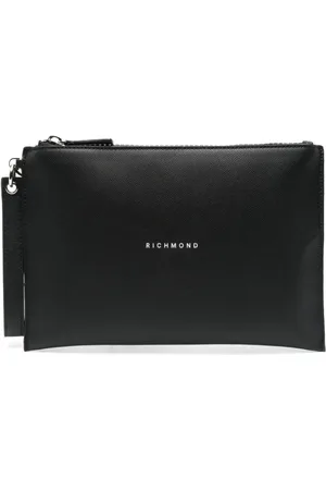 John Richmond Bags, male, , ONE SIZE, Top Zip Wrist Strap Bag