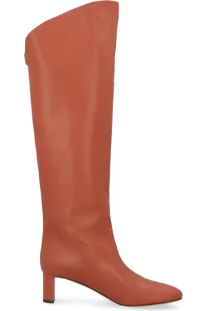 Maison Skorpios High Boots, female, , 8 UK, Round Toeline Leather Boots