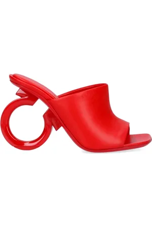 Salvatore Ferragamo Heeled Mules, female, , 2 1/2 UK, Astro Heeled Mules