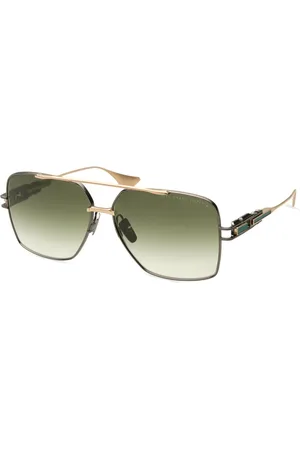 DITA EYEWEAR Grand Emperik Pilot Sunglasses Black Rhodium