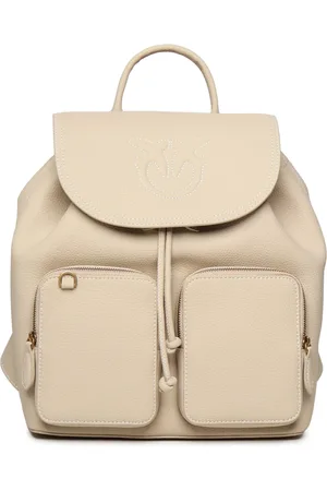 Pinko Leather Backpack with Love Birds