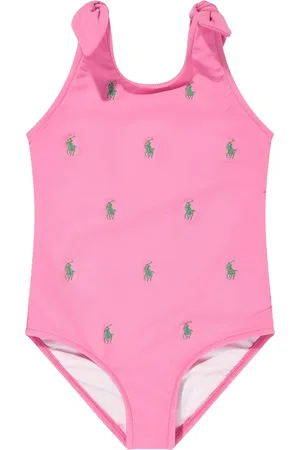Ralph Lauren Swimsuits, female, , 9 M, Girls Logo Swimsuit in