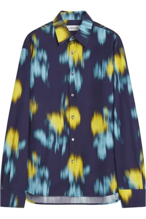 Lanvin Casual Shirts, male, , M, Floral Blur Print Shirt