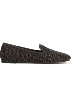Brunello Cucinelli Loafers, female, , 6 UK, Raffia Slippers