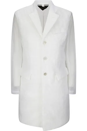 Comme des Garçons Single-Breasted Coats, female, , M, Buttoned Coat with Pockets