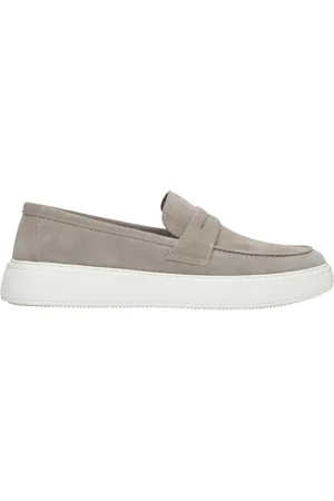 Estro Loafers, male, , 6 UK, Genuine Suede Slip-On Loafers