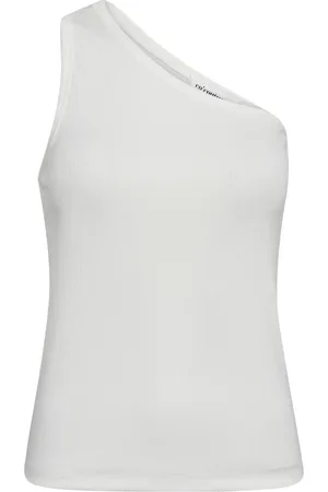 Co`Couture Sleeveless Tops, female, , XS, Asymmetrical Rib Tank Top