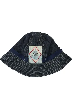 C.P. Company Hats, male, , XL, Navy Denim Bucket Hat