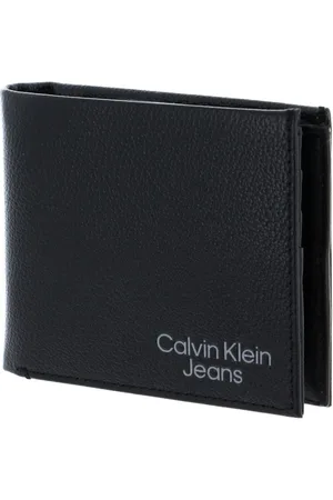 Calvin Klein Leather Bifold Wallet with Coin