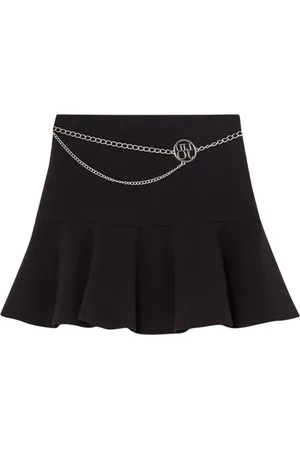 Liu Jo Skirts, female, , 12 Y, Mini Elastic Skirt with Metal Label