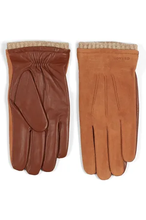 Howard London Gloves, male, , M, Suede and Leather Gloves