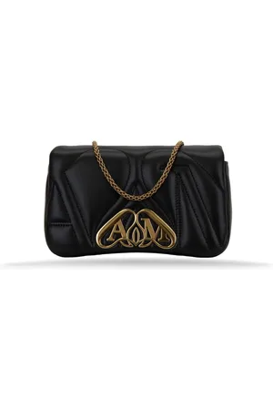 Alexander McQueen Quilted Leather Shoulder Bag with Chain