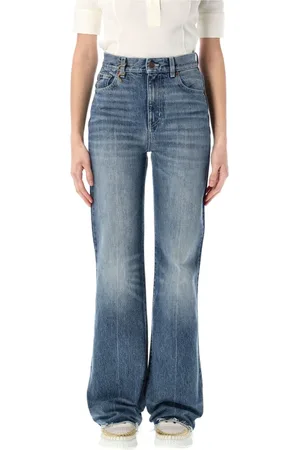Chloé Bootcut Denim Jeans with Snake Embellishments