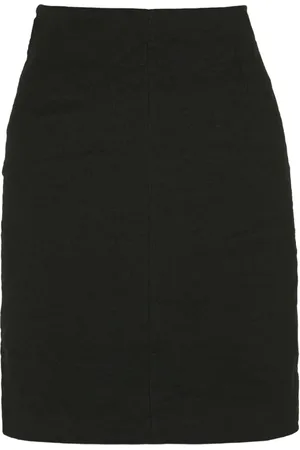 Cortana High-waisted Graphite Skirt