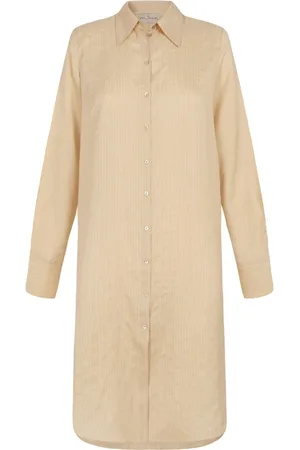 Cortana Shirts, female, , M, long silk shirt